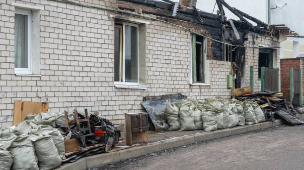 Professional Fire Damage Removal technician working in Brentwood, PA